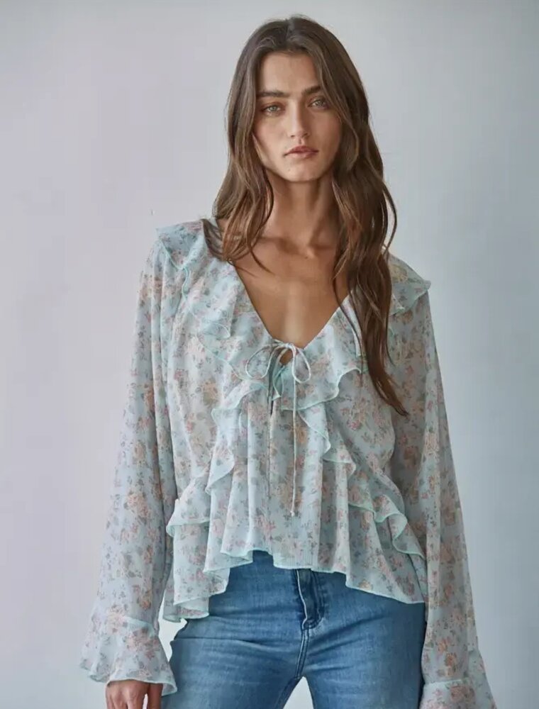 By Together Faye Floral Blouse