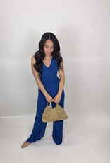 G Sleeveless V-neck Jumpsuit