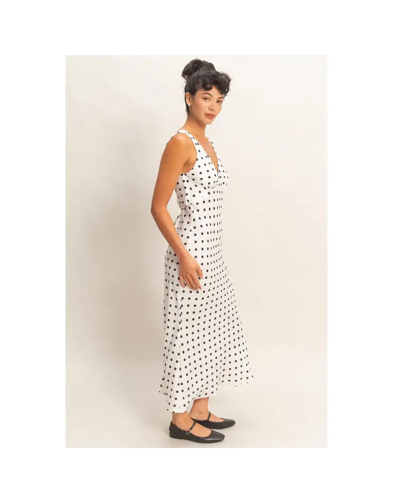hf Sadie Polka Dot Dress