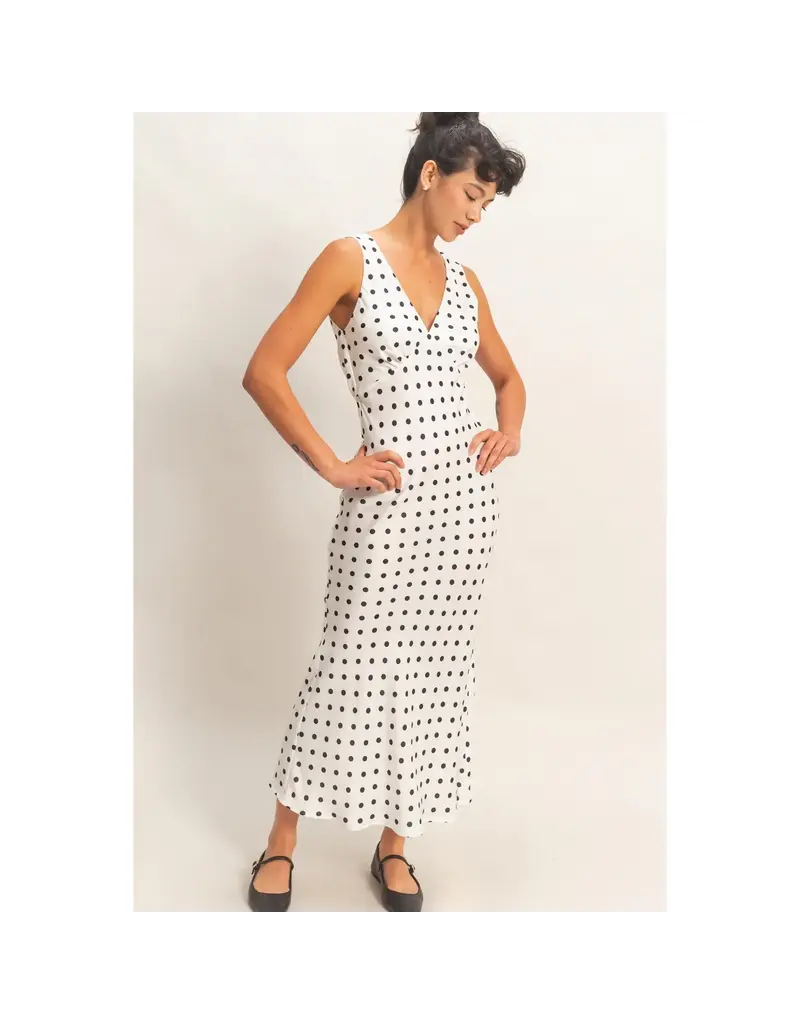 hf Sadie Polka Dot Dress