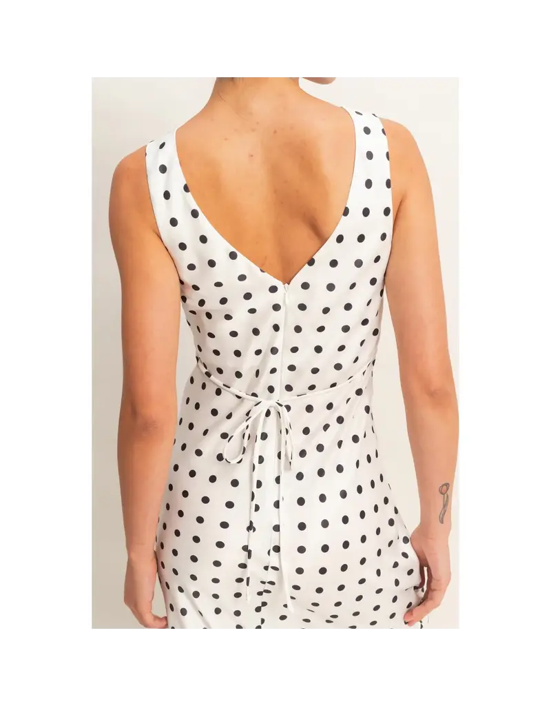 hf Sadie Polka Dot Dress