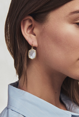 Kendra Scott Daphne Frame Drop Earring Gold Ivory Mother of Pearl