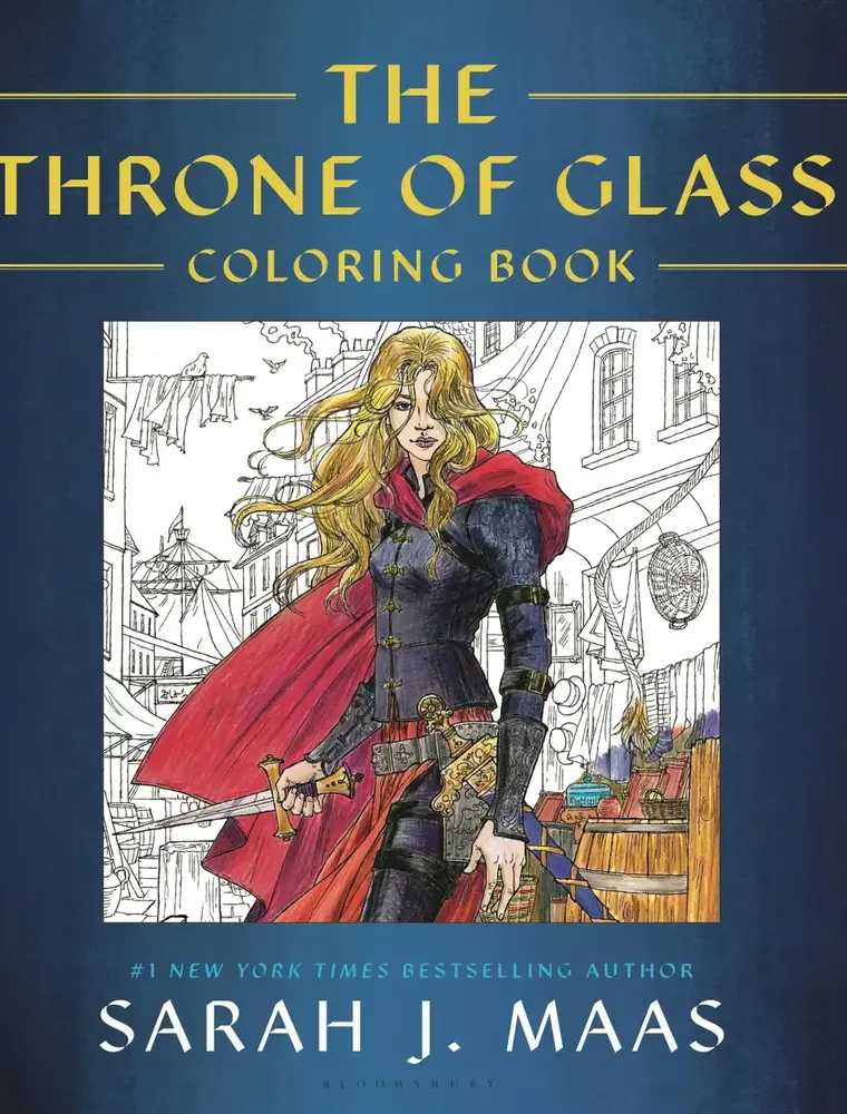 macmillian publishers Throne of Glass Coloring Book