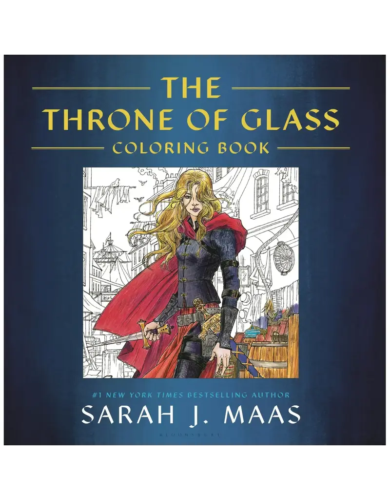 macmillian publishers Throne of Glass Coloring Book