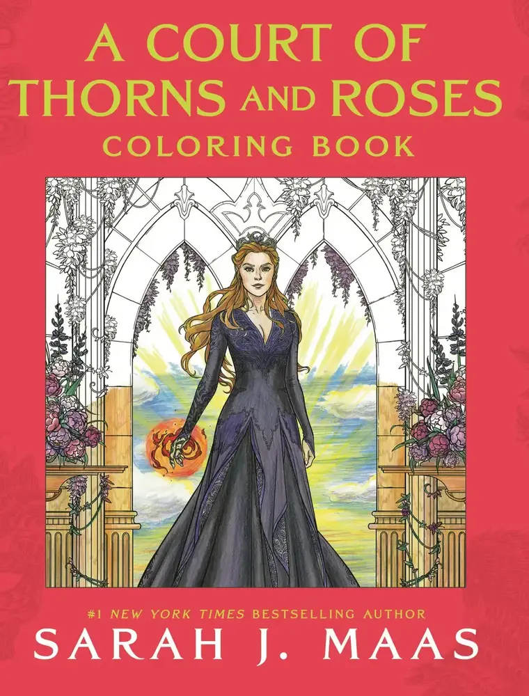 macmillian publishers Court of Thorns and Roses Coloring Book