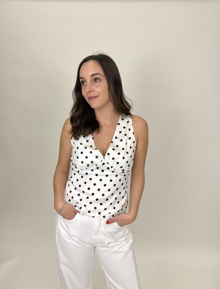 hf Nora Polka Dot Top