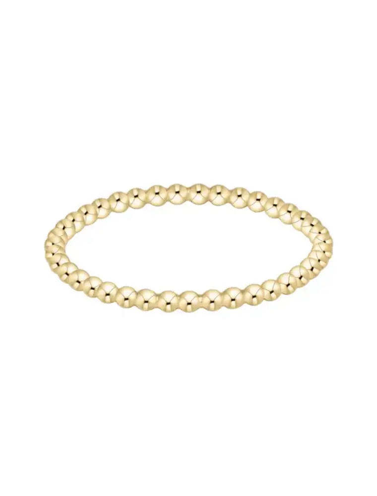 ENEWTON Classic Gold 1.5mm Bead Ring