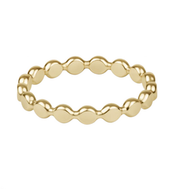 ENEWTON Classic Gold 2.5mm Beaded Disc Ring