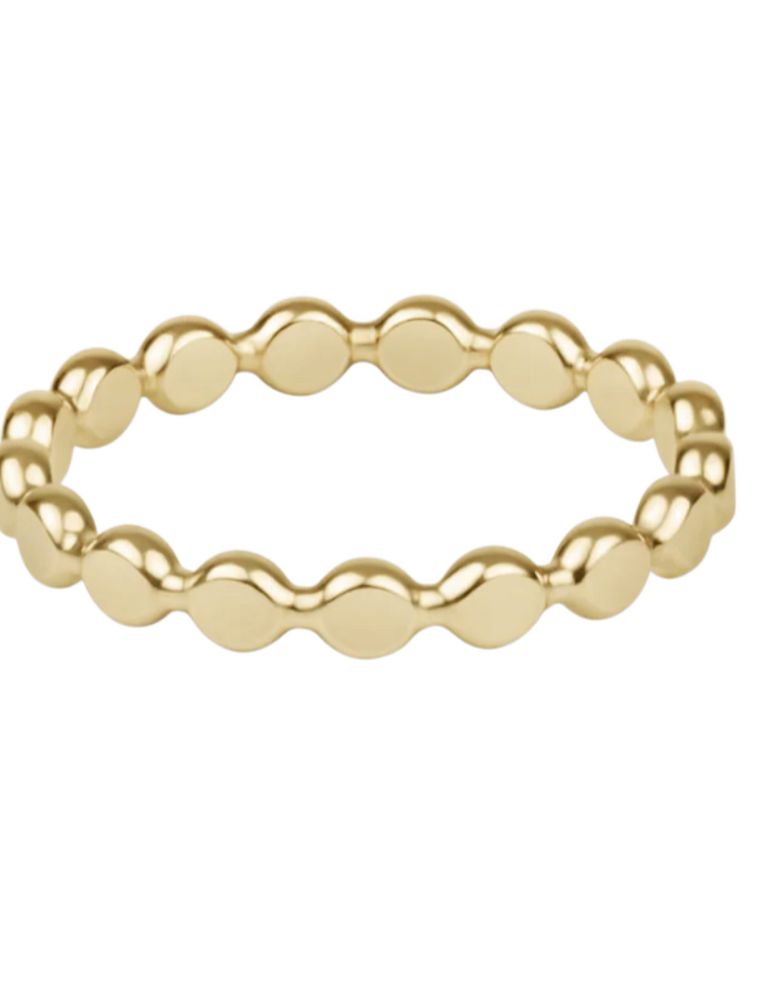 ENEWTON Classic Gold 2.5mm Beaded Disc Ring