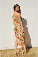 Dress Forum Gift of Love Asymmetrical Pleated Maxi Dress