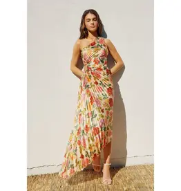 Dress Forum Gift of Love Asymmetrical Pleated Maxi Dress