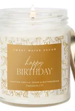 Sweet Water Decor Happy Birthday 9 oz Soy Candle