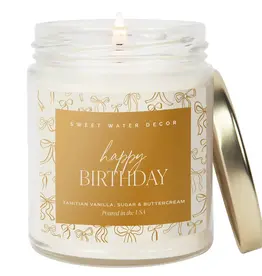 Sweet Water Decor Happy Birthday 9 oz Soy Candle