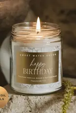 Sweet Water Decor Happy Birthday 9 oz Soy Candle