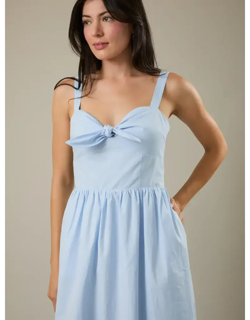 S&E Lynn Bow Midi Dress