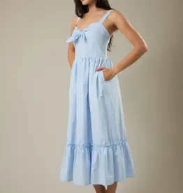 S&E Lynn Bow Midi Dress