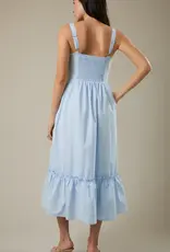 S&E Lynn Bow Midi Dress