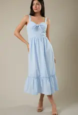 S&E Lynn Bow Midi Dress