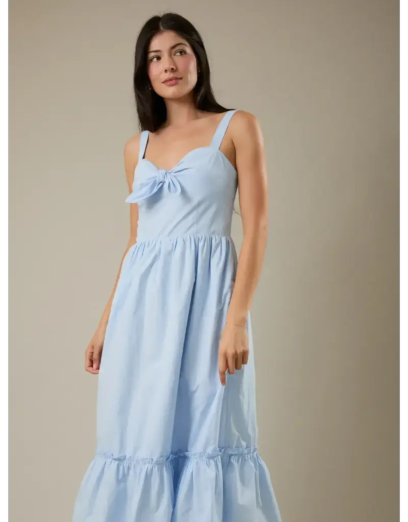 S&E Lynn Bow Midi Dress