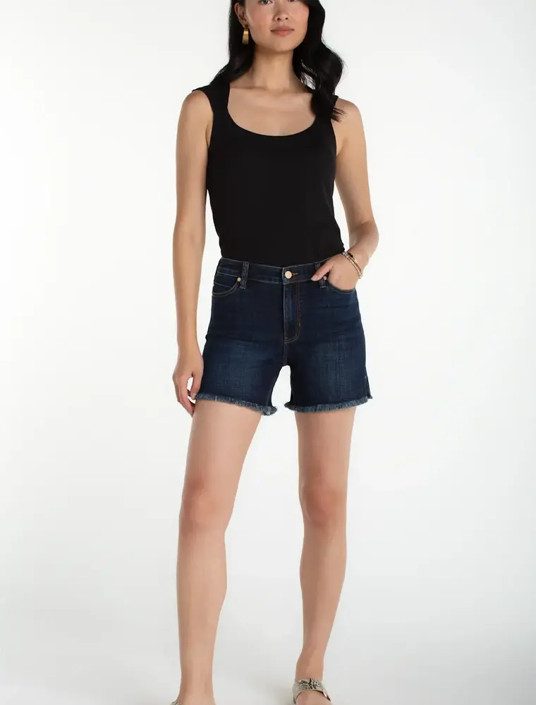 Liverpool Vickie Fray Hem Short