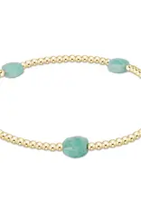 ENEWTON Admire Small Gem 2MM Gold Bracelet Amazonite