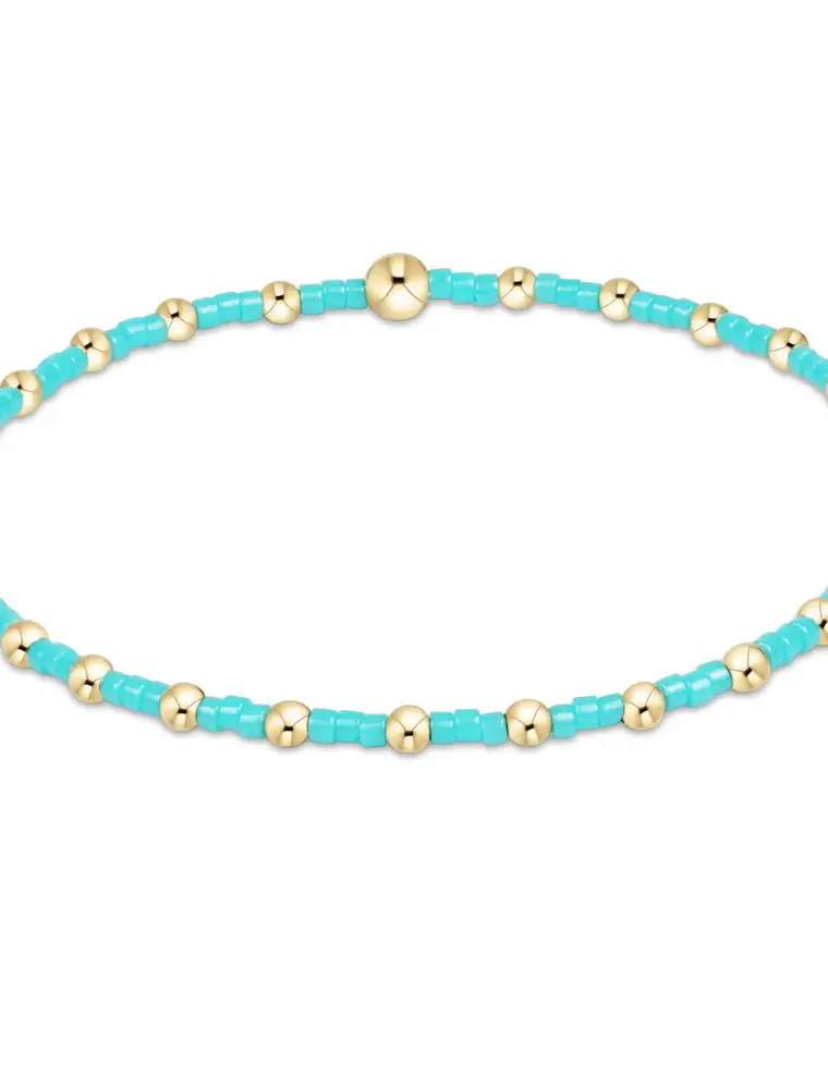ENEWTON Hope Sincerity Bracelet Gold Turq