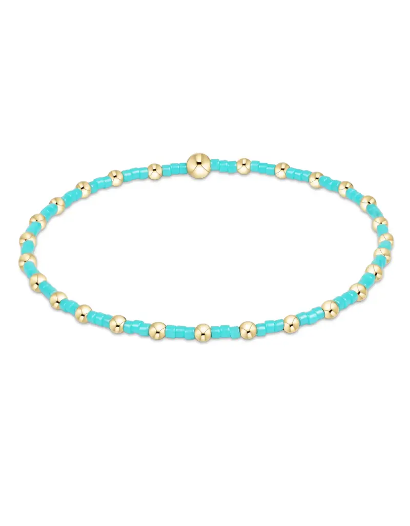 ENEWTON Hope Sincerity Bracelet Gold Turq