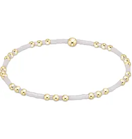 ENEWTON Hope Joy Bracelet Gold Silky White