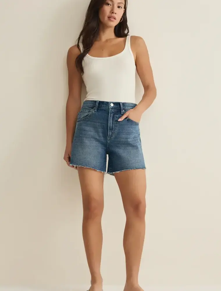 Z Supply Jonah Mid Rise Relaxed Short Avalon