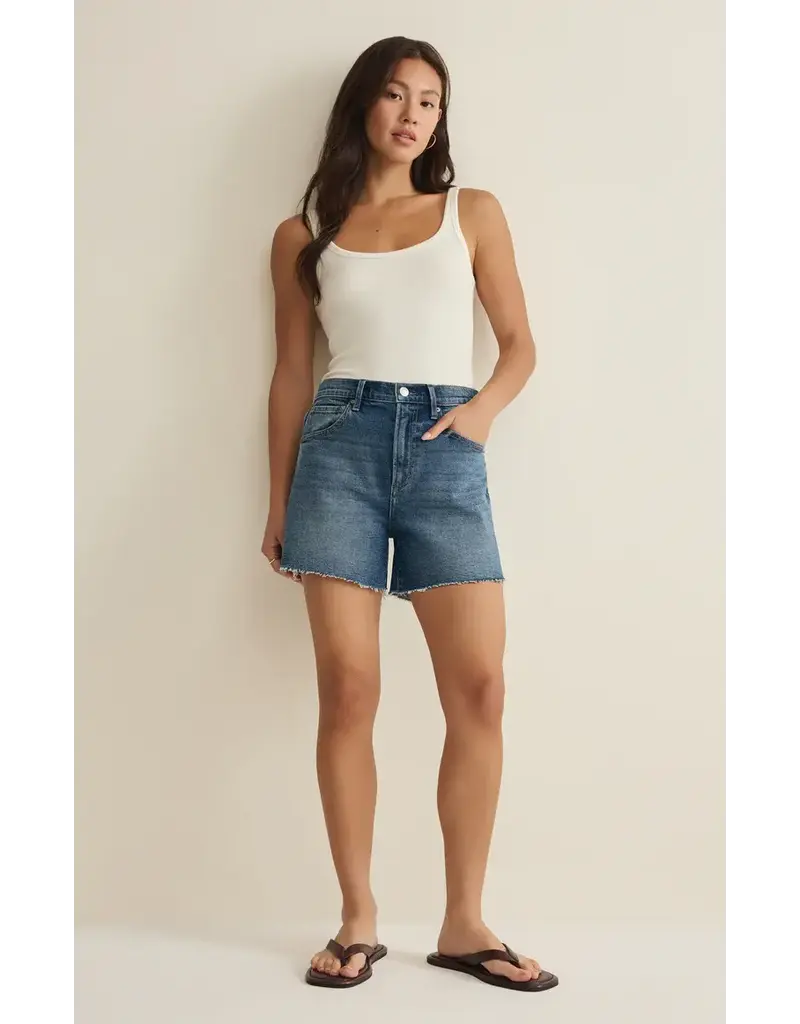 Z Supply Jonah Mid Rise Relaxed Short Avalon