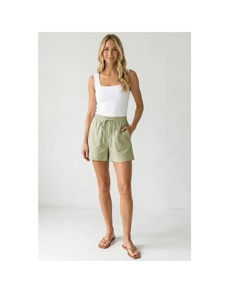 nz Contrast Stitched Pull On Shorts
