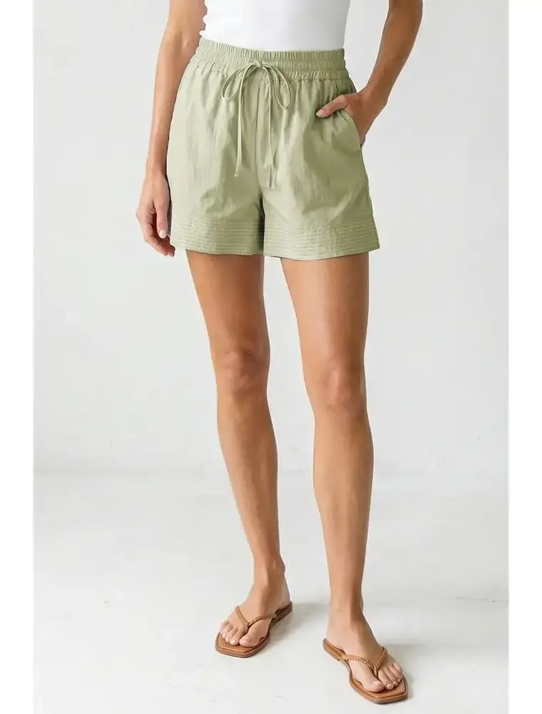 nz Contrast Stitched Pull On Shorts