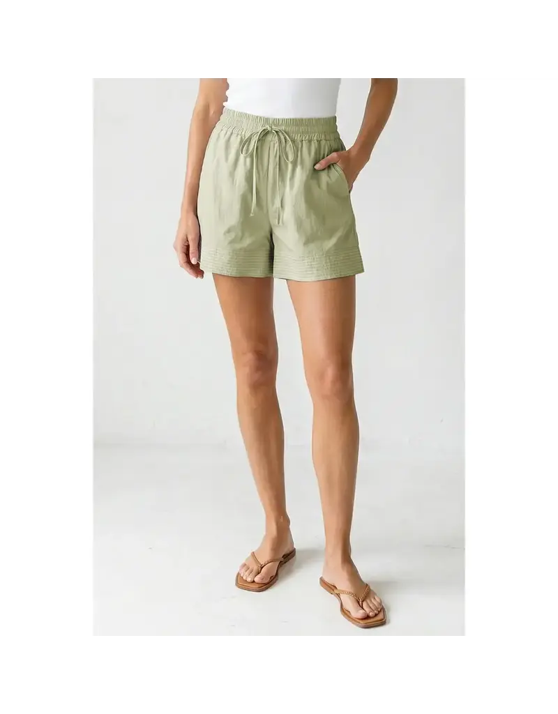 nz Contrast Stitched Pull On Shorts