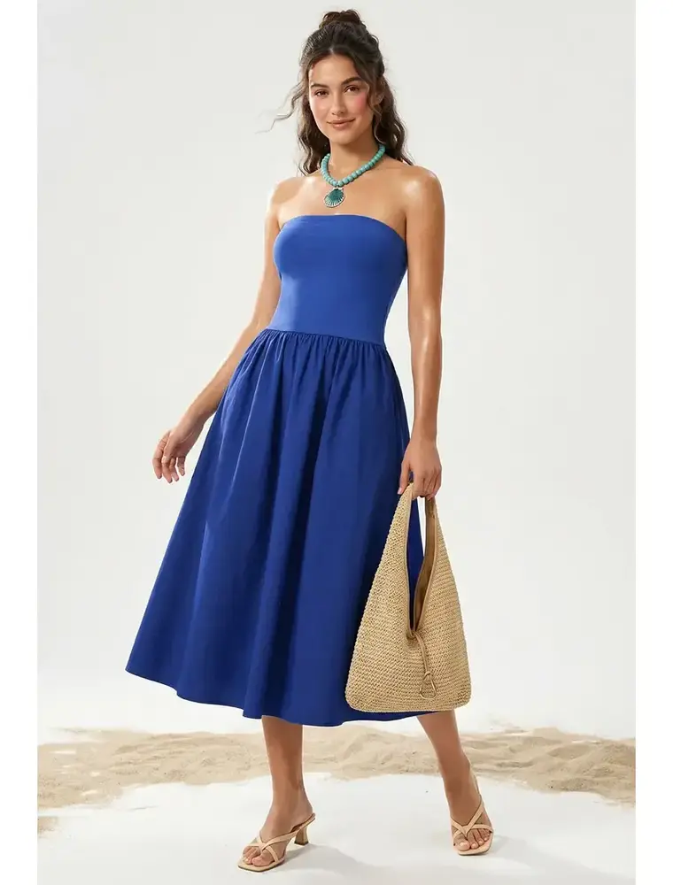 nz Tube Top Midi Dress