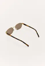Z Supply Cruise Gold Brown Polarized Sunglasses