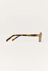 Z Supply Cruise Gold Brown Polarized Sunglasses