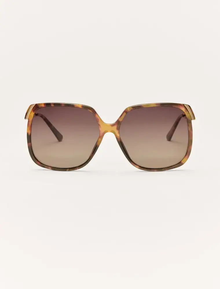 Z Supply Riviera Brown Tortoise Gradient Polarized