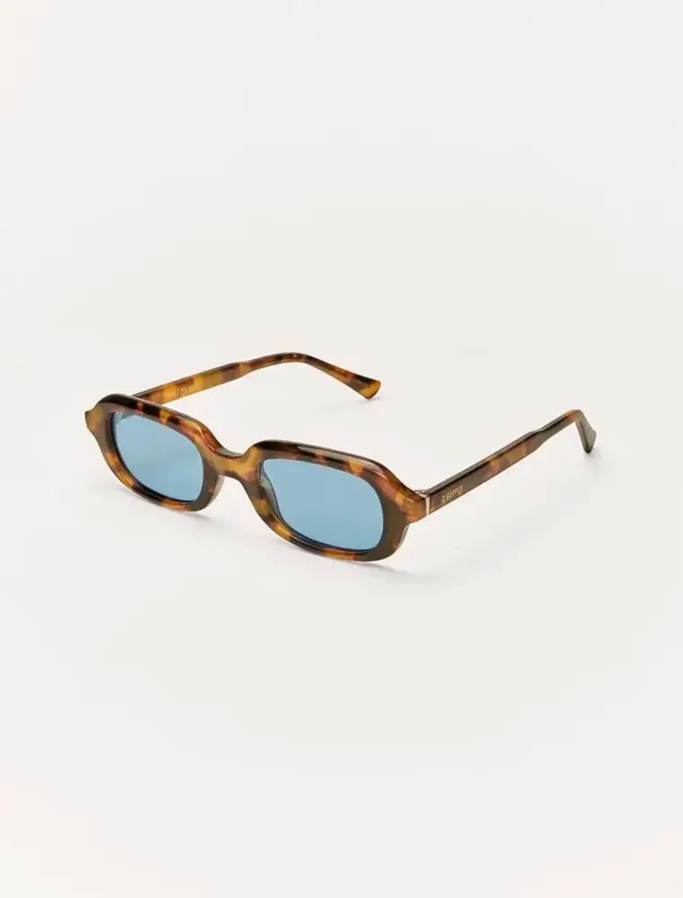 Z Supply Myst Tort Blue Polarized Sunglasses