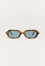 Z Supply Myst Tort Blue Polarized Sunglasses
