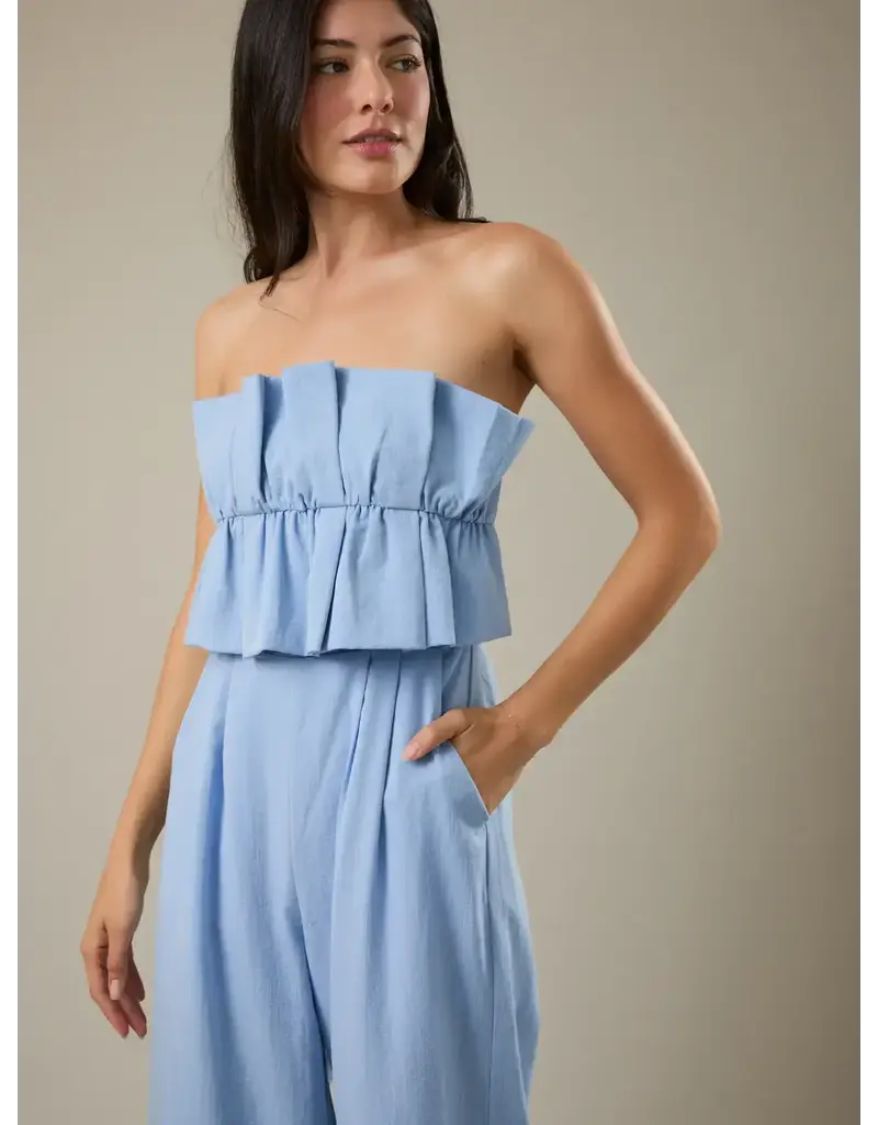 sun ed Ruffle Bodice Jumpsuit