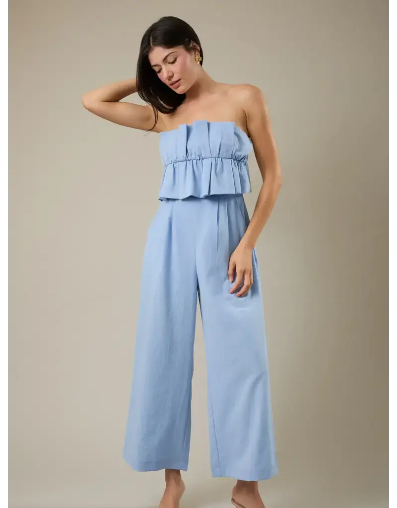 sun ed Ruffle Bodice Jumpsuit