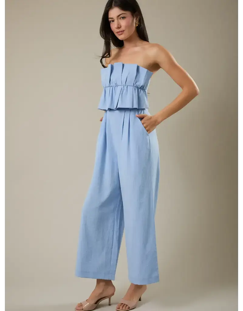 sun ed Ruffle Bodice Jumpsuit