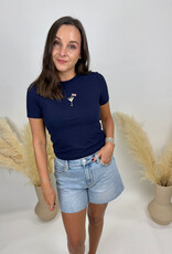 sun ed USA Embroidered Cocktail Tee