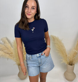 sun ed USA Embroidered Cocktail Tee