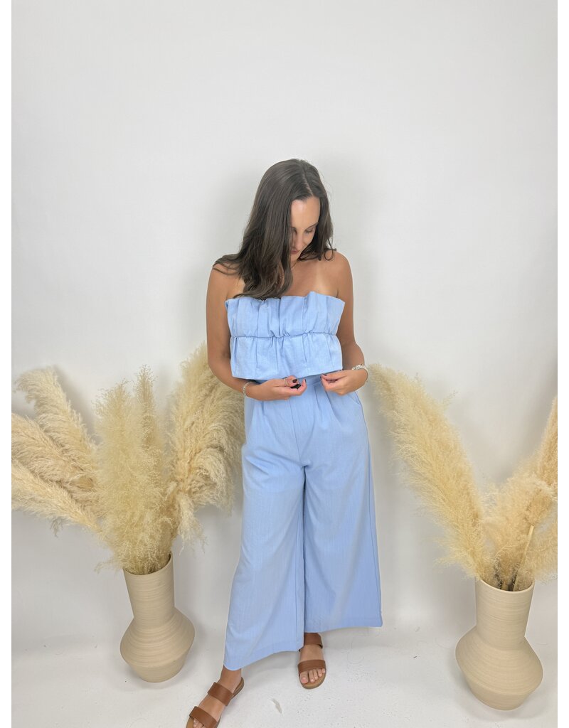 sun ed Ruffle Bodice Jumpsuit