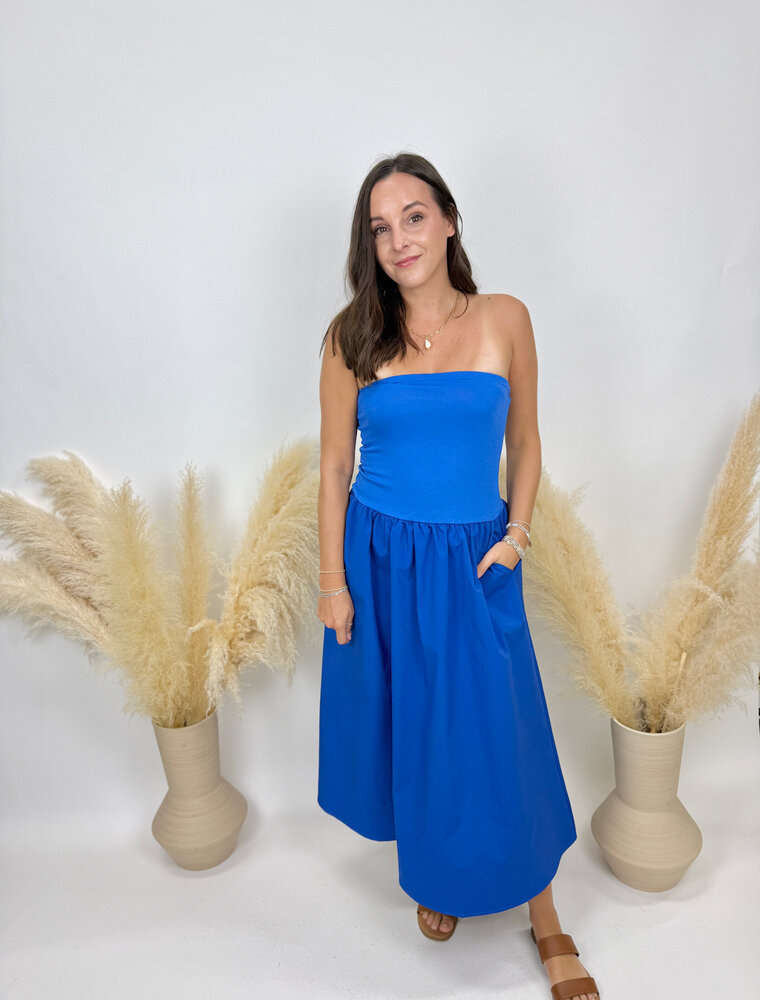nz Tube Top Midi Dress