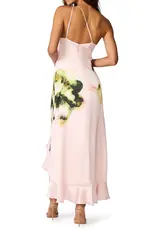 Steve Madden Mindy Floral Print High-Low Dress