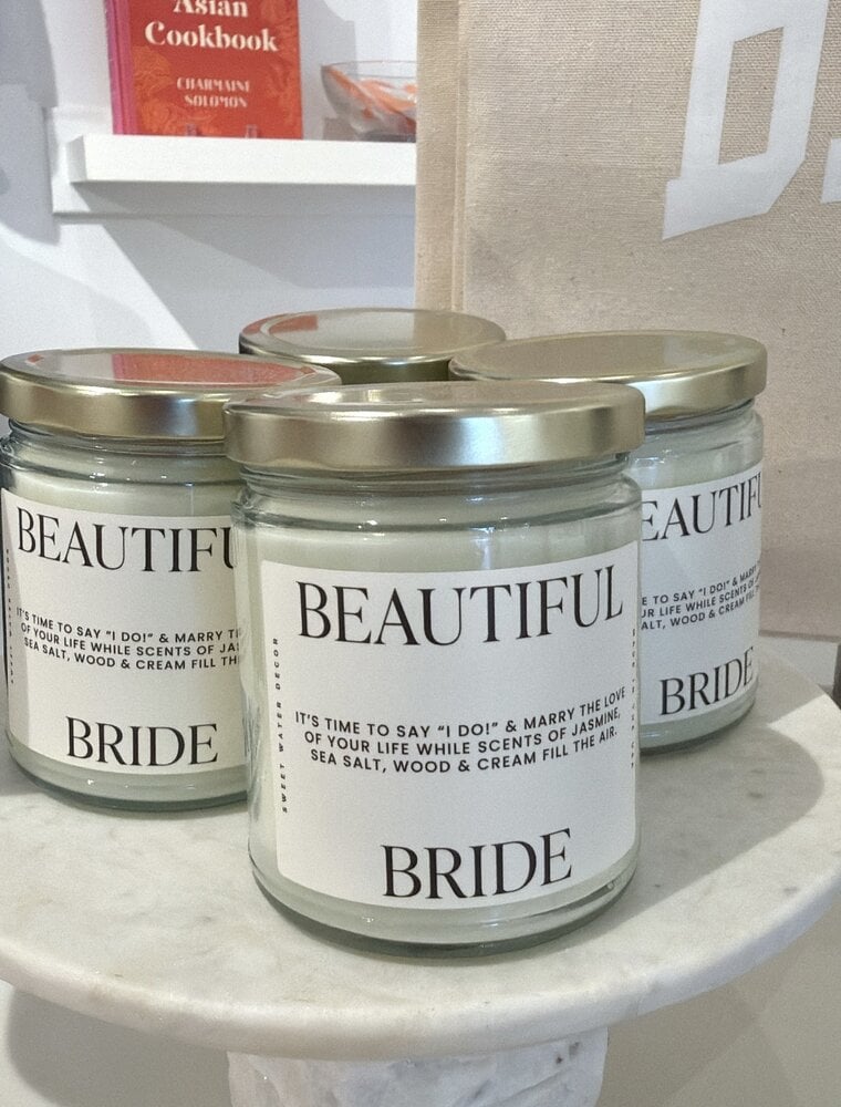 Sweet Water Decor Beautiful Bride 9 oz Soy Candle