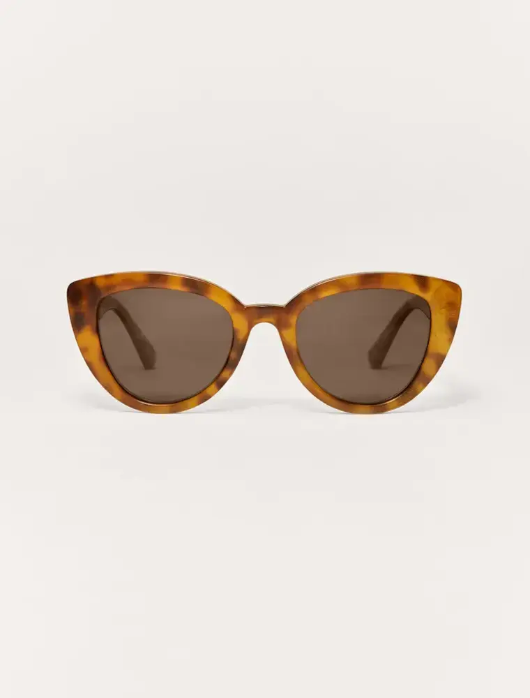 Z Supply Golden Hour Brown Tortoise - Brown Sunglasses