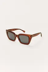 Z Supply Hideaway Taro - Grey Polarized Sunglasses